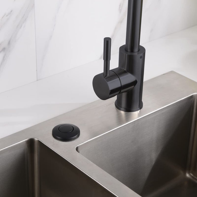 SINKINGDOM Air Activated Switch Button for Sink Garbage Disposal Part, Matte Black - Image 5